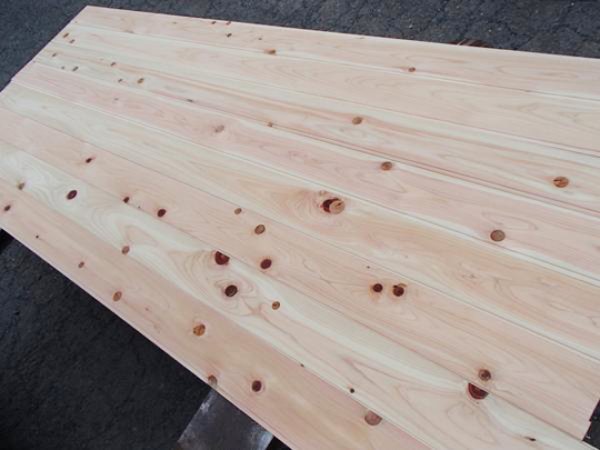 画像8: 200076【人気商品】国産無垢 桧ヒノキ 羽目板 無塗装 本実目透  超仕上済 壁材天井材 （長さ2m×厚み1.2cm×幅11.5cm 1束＝8枚入＝約半坪＝1.65m2) (8)