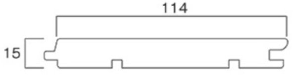 画像4: 2025-4-K80-114【訳ありAB品・色分けなし混合42束梱包まとめ売り大処分】幅114 国産赤松 レッドパイン 無垢床材リボスオイル塗装フローリング材 激安＠束2,970円計算 （長さ1.82m×厚み1.5cm×幅11.4cm 1束=8枚入=約半坪=1.65m2）・会 (4)
