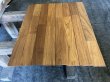 画像1: K-2023-102051-UVO▼値下げ▼【訳あり・赤字在庫激安大処分品】Teak Renovation Flooring チーク あいじゃくり ユニ  UVオイル塗装 フローリング  床材（6mm×90mm×900mm 1束=40枚入＝3.240ｍ2） (1)