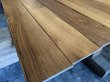 画像3: K-2023-102051-UVO▼値下げ▼【訳あり・赤字在庫激安大処分品】Teak Renovation Flooring チーク あいじゃくり ユニ  UVオイル塗装 フローリング  床材（6mm×90mm×900mm 1束=40枚入＝3.240ｍ2） (3)
