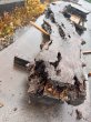画像1: 701000【訳あり・最終赤字処分】桑くわ クワ 杢 盤 無垢板 変形 木曲がり 変形木がかっこよい （長さ2500強×厚み190前後位×幅260前後位（mm）） (1)