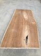 画像2: KB-4 チーク 無垢一枚板 天板 テーブル 木工 工芸 看板 DIY（1300×末550・中620・元580×41mm） (2)