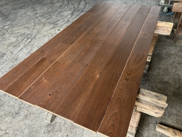 画像2: K2025-100991【数量限定・スポット大処分】幅広120 栗クリチェスナット春風オイル塗装ココナツ  無垢フローリング　床材（長さ1.82m×厚み1.5cm×幅12cm 1束＝7枚入＝1.529ｍ2＝半坪弱） (2)