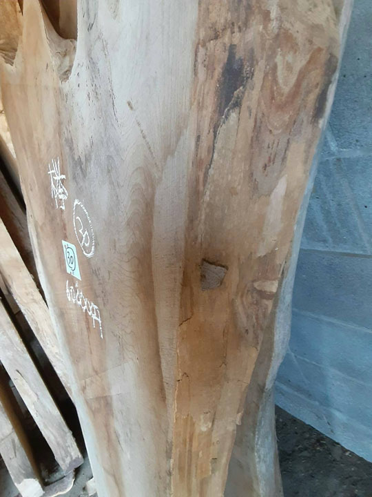 激安 貴重 乾燥材 欅けやき カウンターテーブル 変木 無垢板