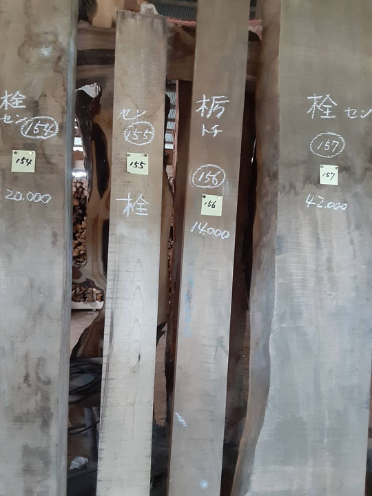 K157貴重 乾燥材 銘木 栓 セン 無垢板 天板 一枚板 DIY 木工工芸 - 3