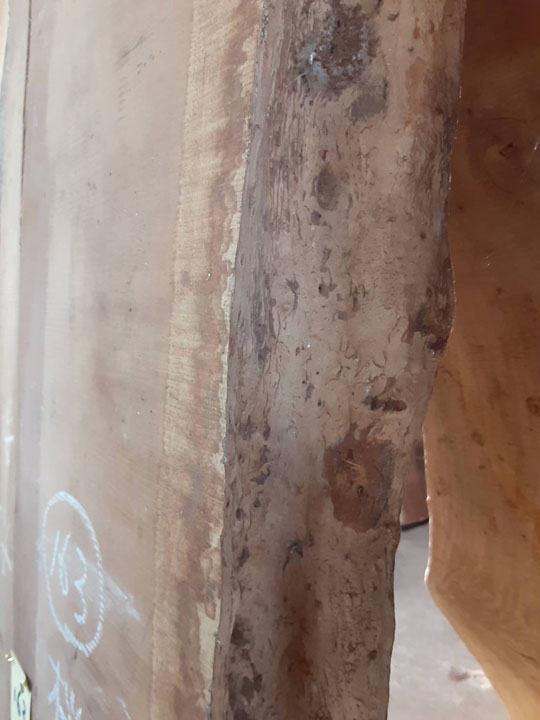 K163貴重 乾燥材 銘木 桜さくら サクラ 無垢板 天板 一枚板 DIY 木工工芸 - 2