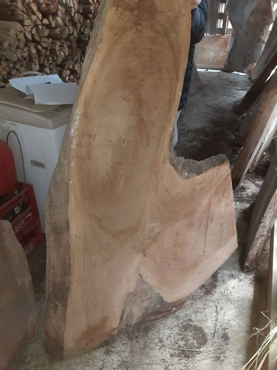 K172銘木 欅けやき 貴重 乾燥材  変木 無垢板天板テーブル材一枚板木工工芸 - 2