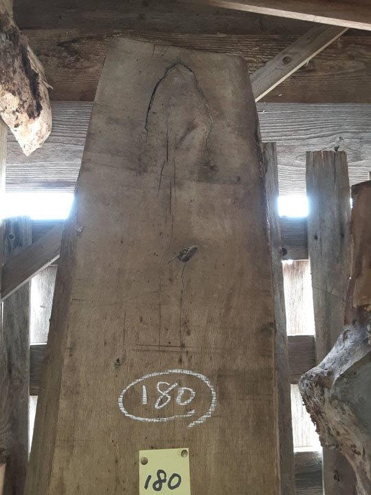 K180貴重 乾燥材 銘木なら楢ナラ 無垢板 天板 一枚板 DIY 木工工芸 - 5
