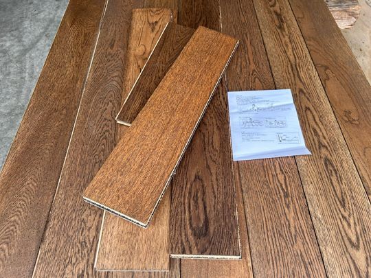 オーク ナラ オスモエボニー 複合乱尺タイプ フローリング材 床材 DIY